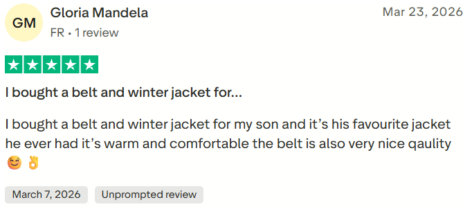 Trustpilot review 3