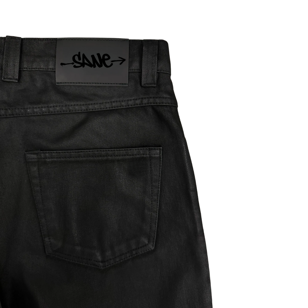 SANE - Waxed Loose Jeans