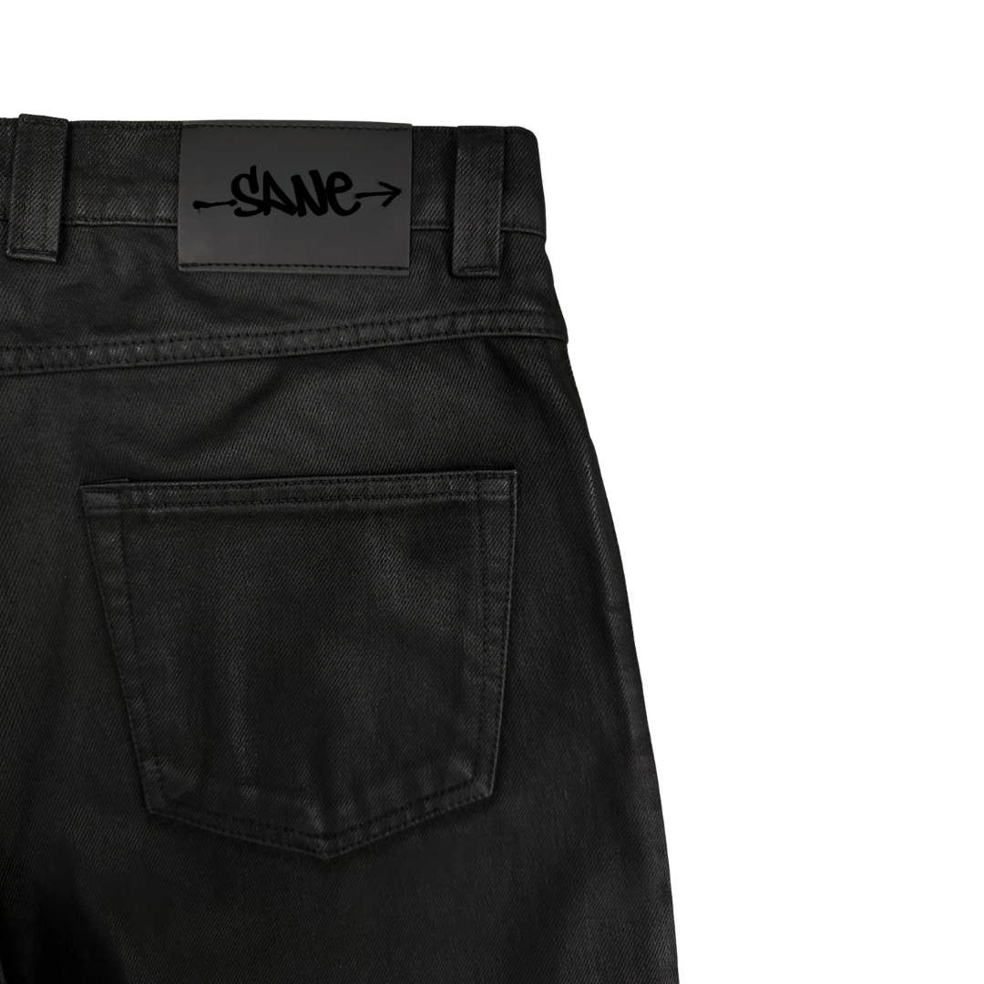 SANE - Waxed Loose Jeans