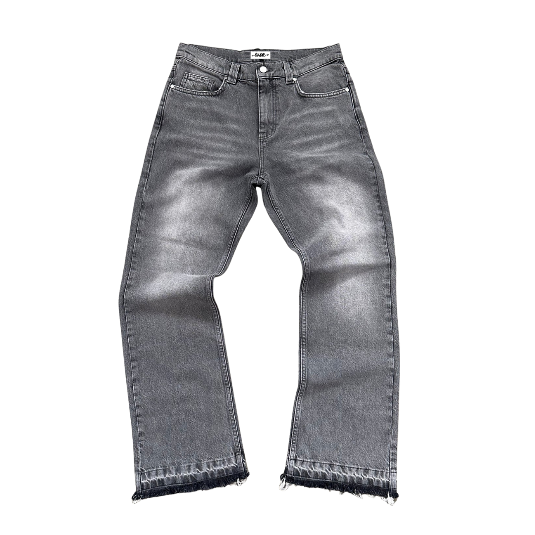 SANE - Dark Grey Washed Jeans