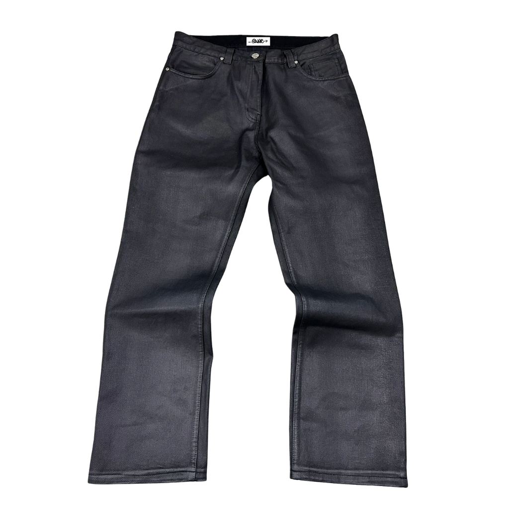 SANE - Waxed Loose Jeans