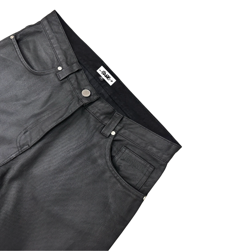 SANE - Waxed Loose Jeans