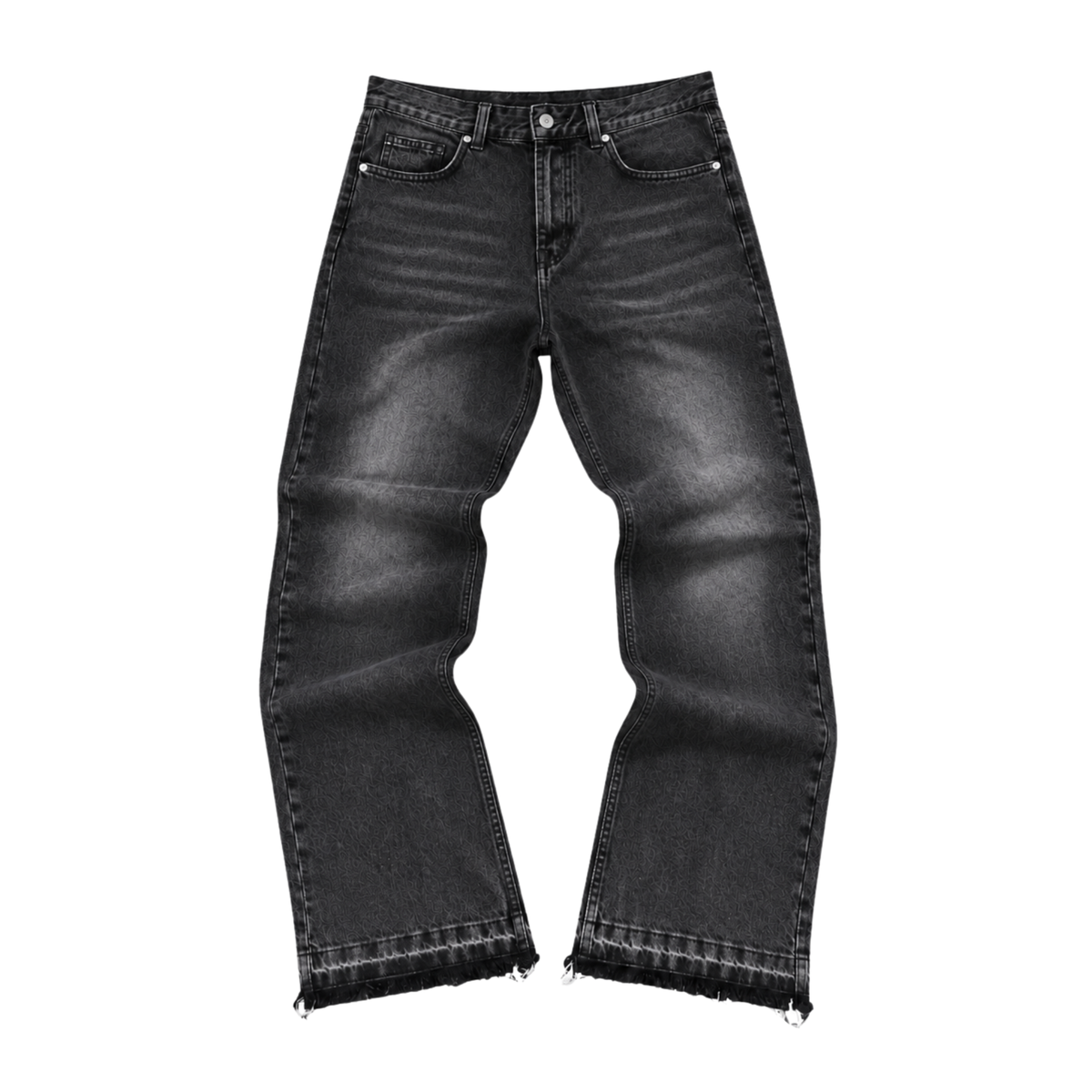 Faced Flared Jeans