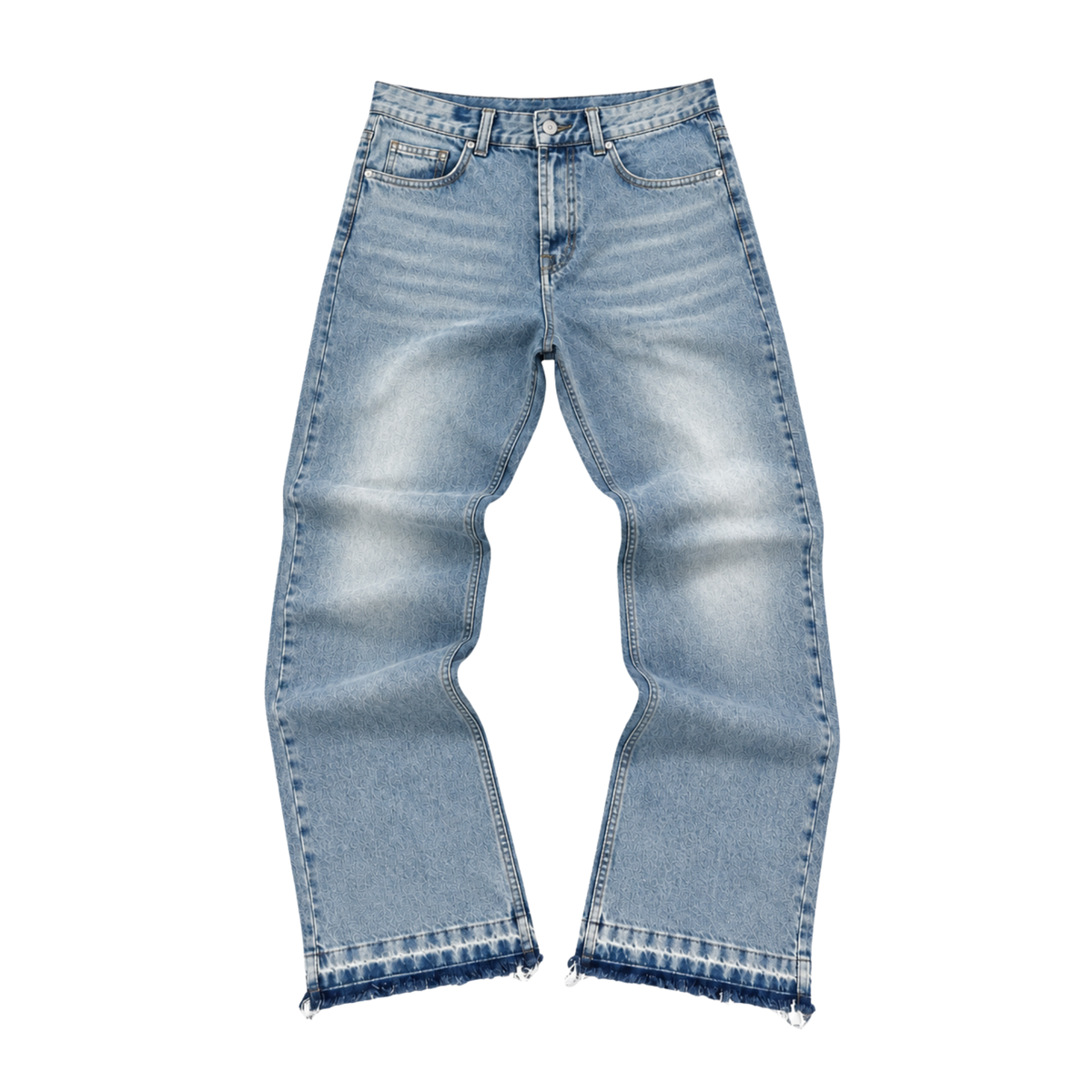 Faced Flared Jeans