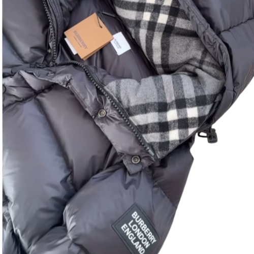 Chequered Puffer Jacket