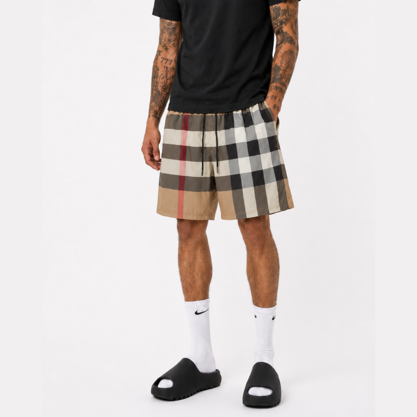 Chequered Shorts