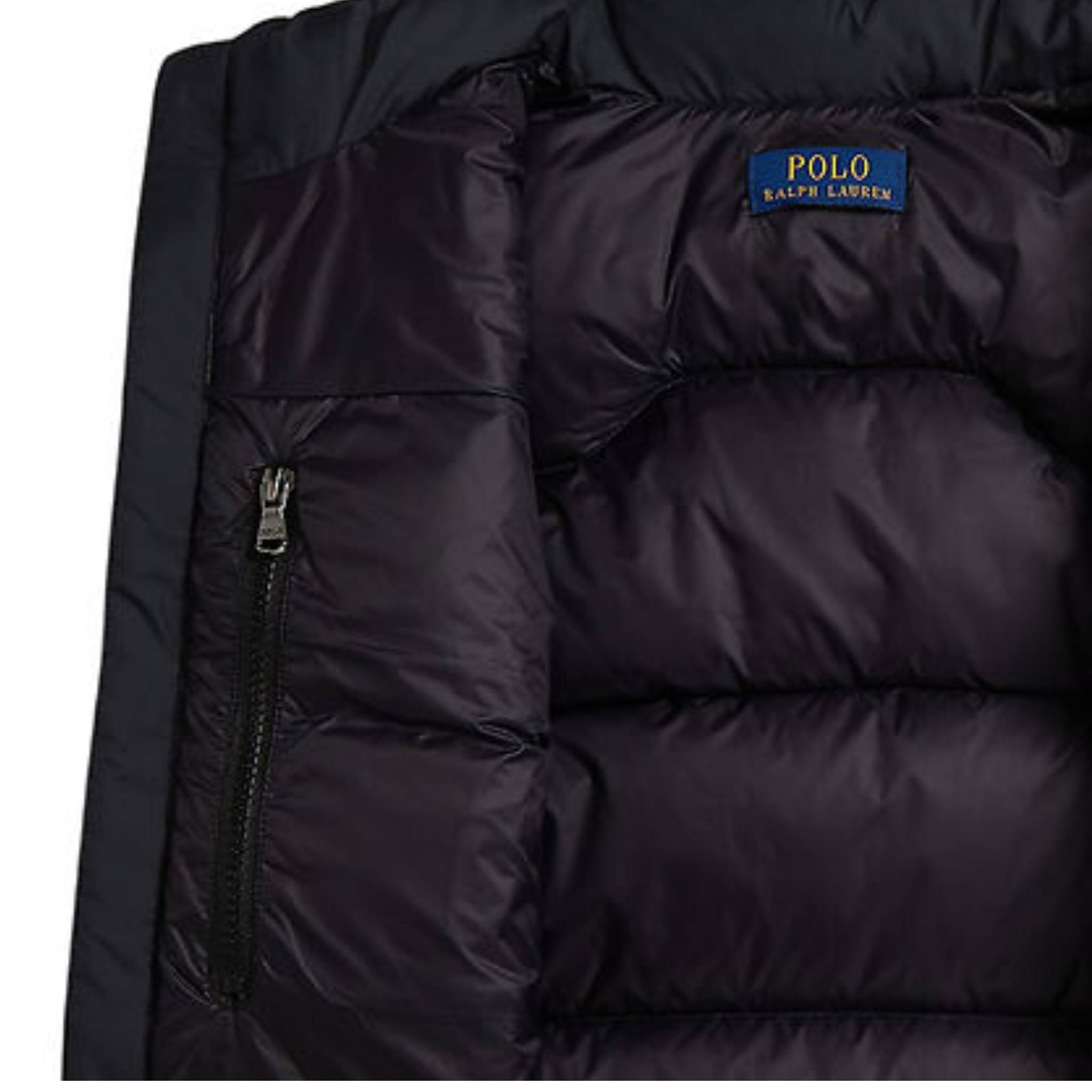 RL waterproof stand collar down vest