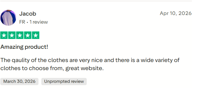 Trustpilot review 1